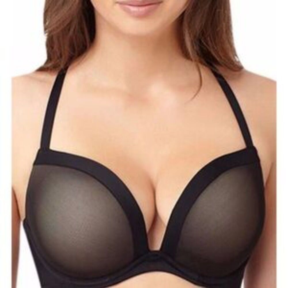 Le Mystere Black Infinite Possibilities Contour Underwire Bra 34D